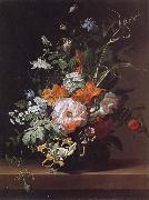 Rachel Ruysch Flowers in a Vase oil painting reproduction